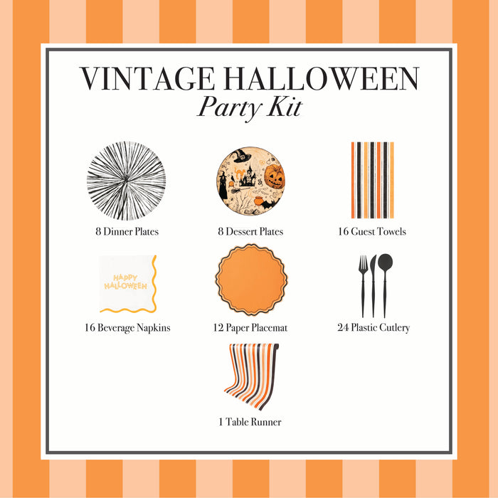 Vintage Halloween Party Kit