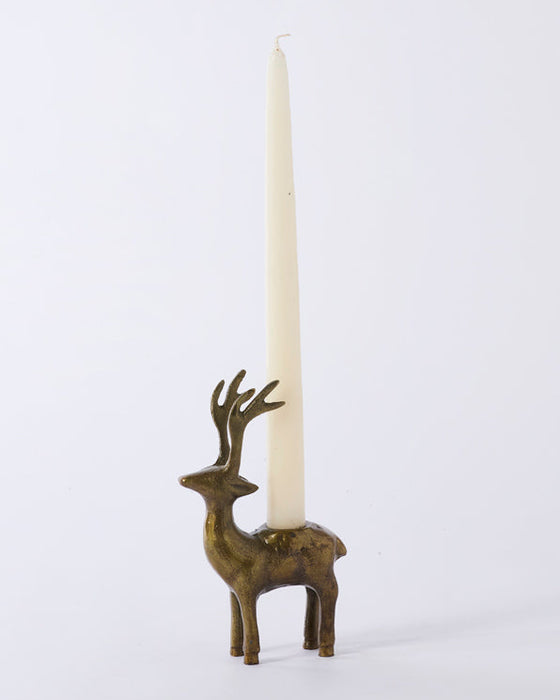 Winter Deer Candleholder