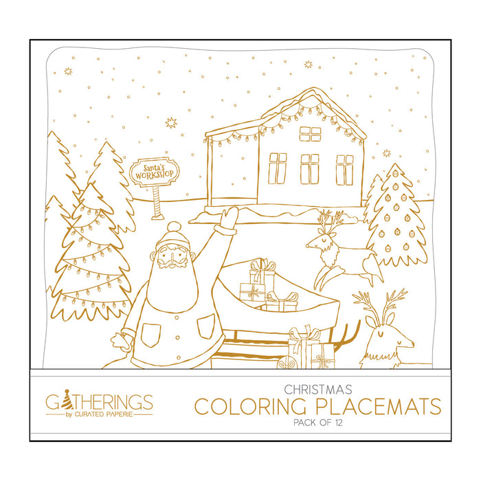 Christmas Coloring Placemats
