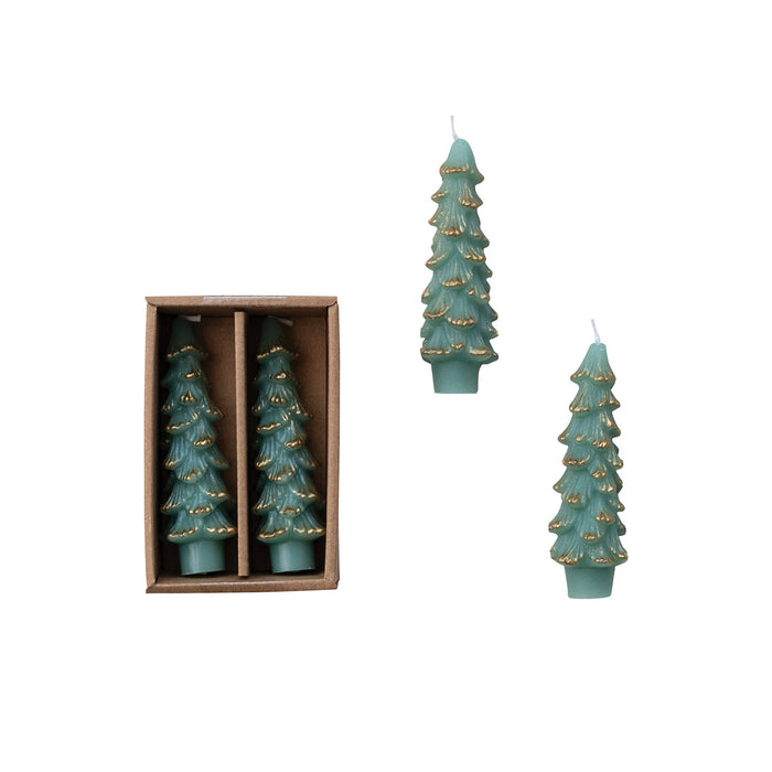 Unscented Tree Shaped Taper Candles