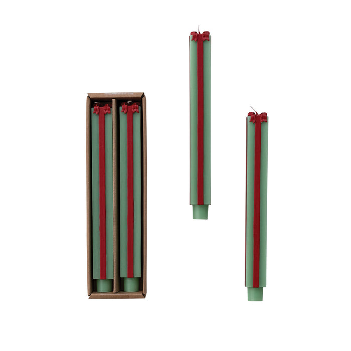 Unscented Gift Shaped Taper Candles