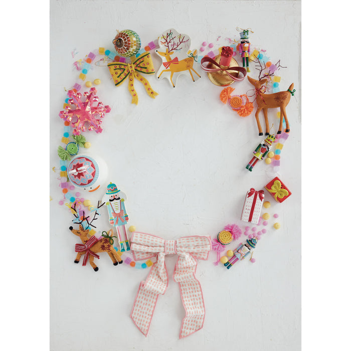 Resin Deer with Bows