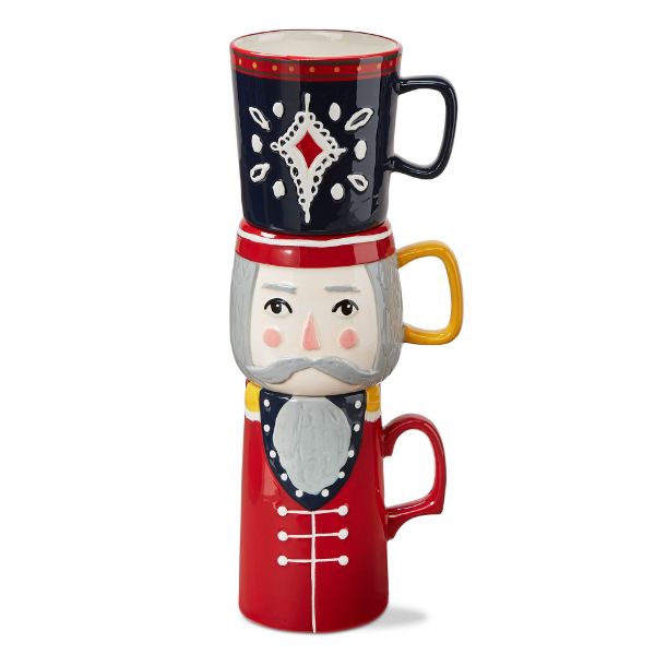 Nutcracker Stacking Mugs Set Gatherings by CP
