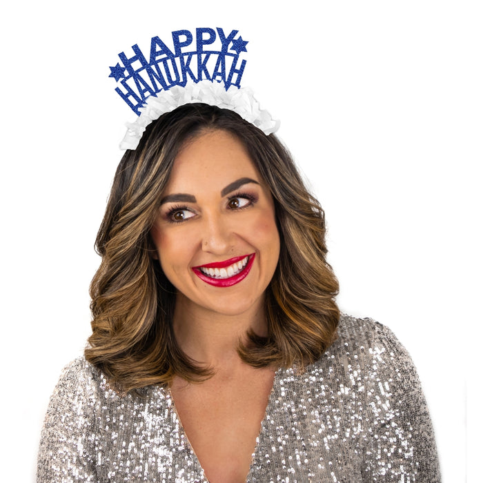 Happy Hanukkah Party Crown