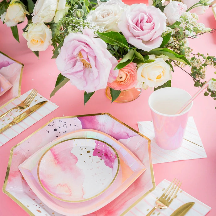 Pretty in Pink Serving Plates