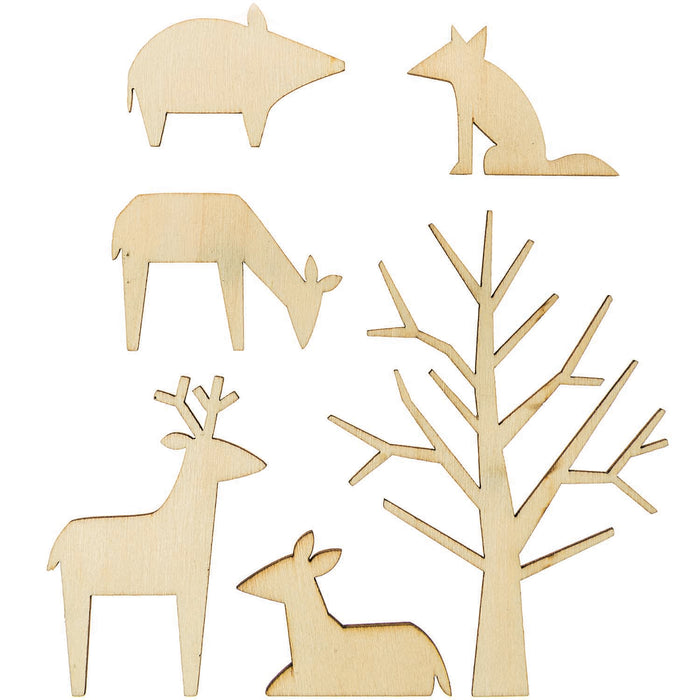 Forest Animal Wooden Craft Set