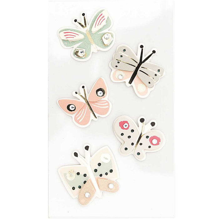 3D Butterfly Stickers