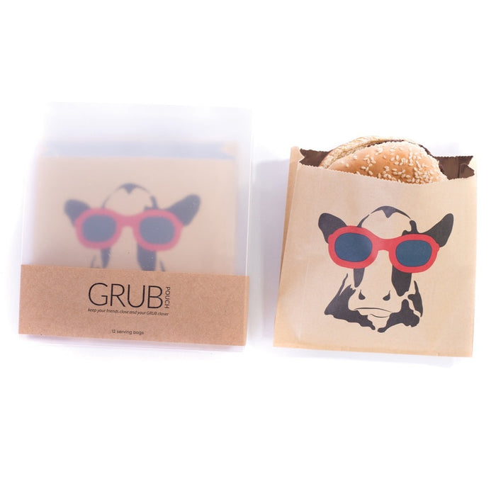 Cow with Sunglasses Grub Pouches