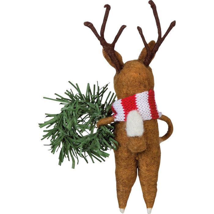 Reindeer & Wreath Critter