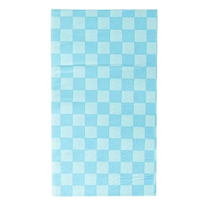 Check It! Out of the Blue Check Guest Napkins - 16 Pk.