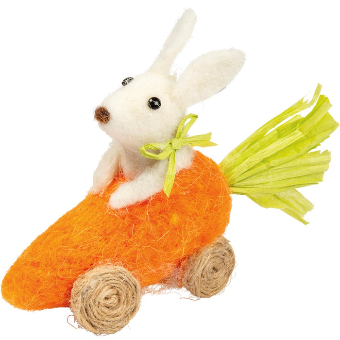 Bunny Carrot Car Critter