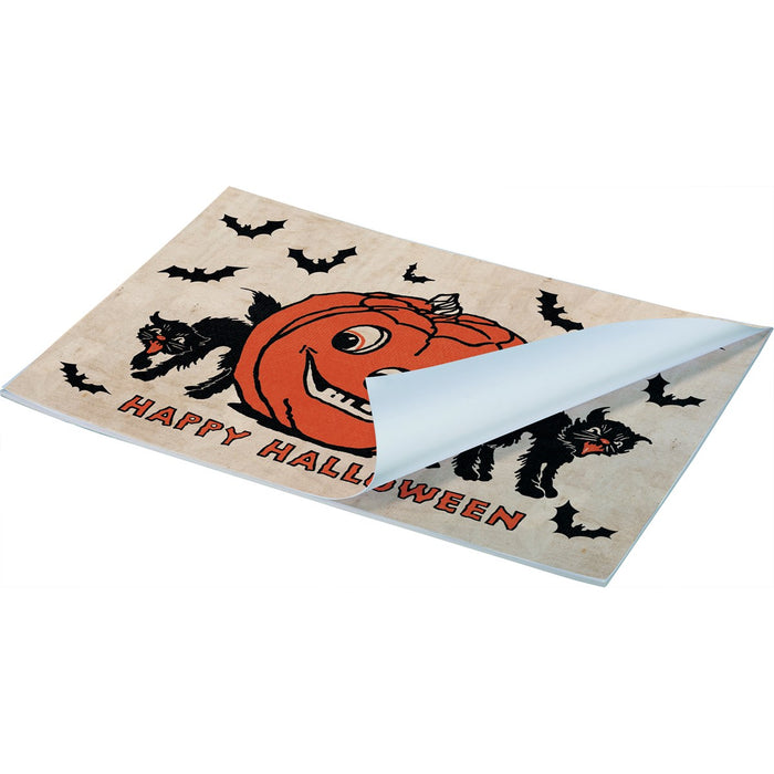 Vintage Happy Halloween Paper Placemats