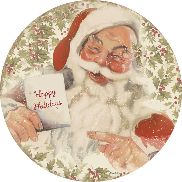 Santa Happy Holidays Paper Placemats