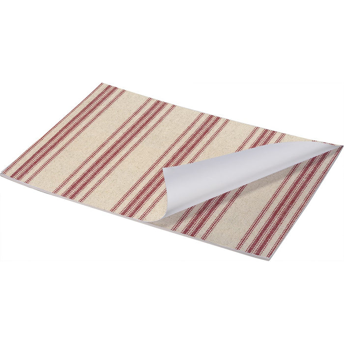 Red Stripe Paper Placemats