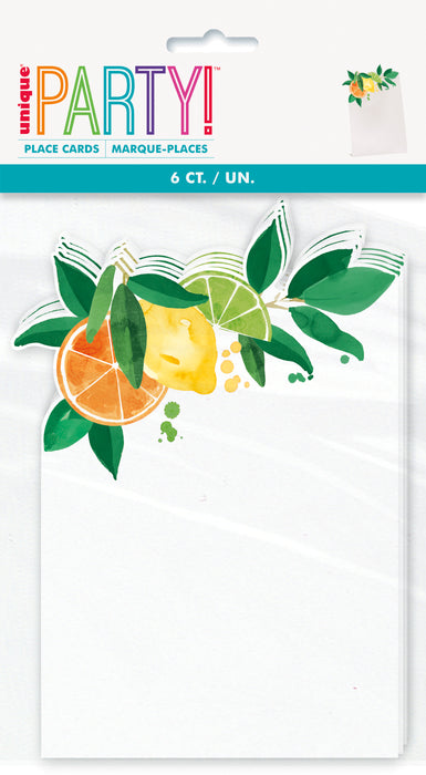 Citrus Fruit Place Cards