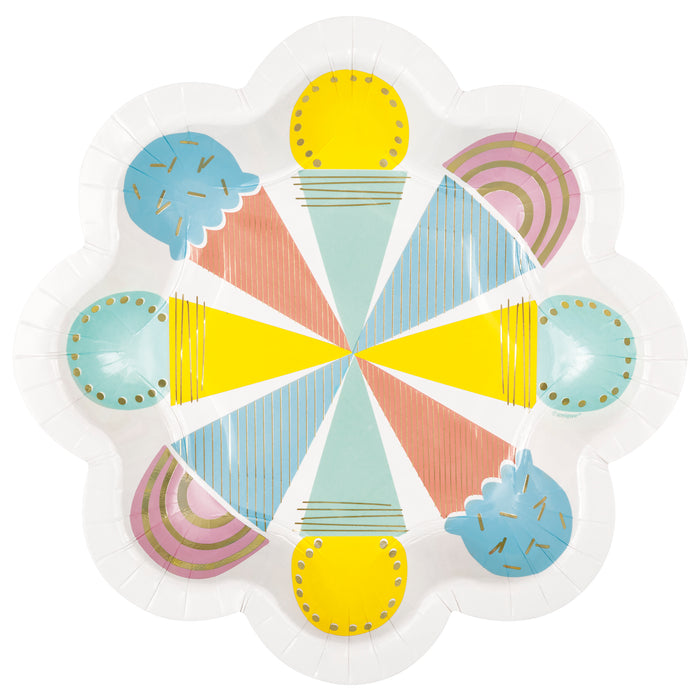 Ice Cream Shaped Plates
