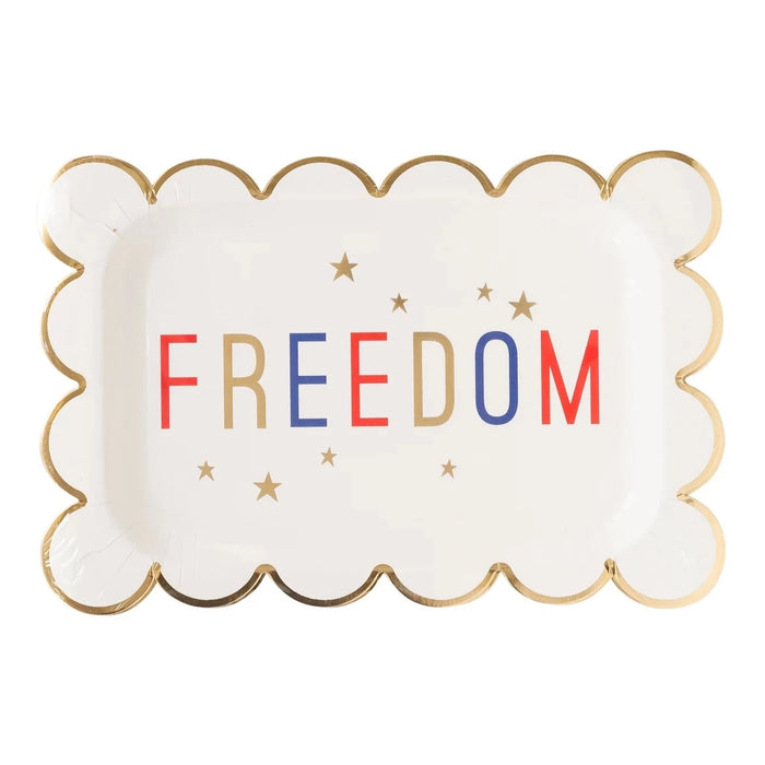 Freedom Scallop Plates