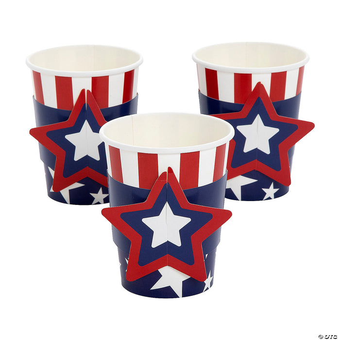 Patriotic Star Party Paper Cups