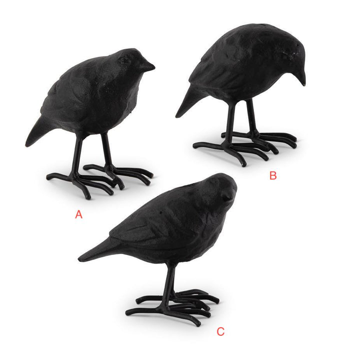Assorted Black Metal Birds