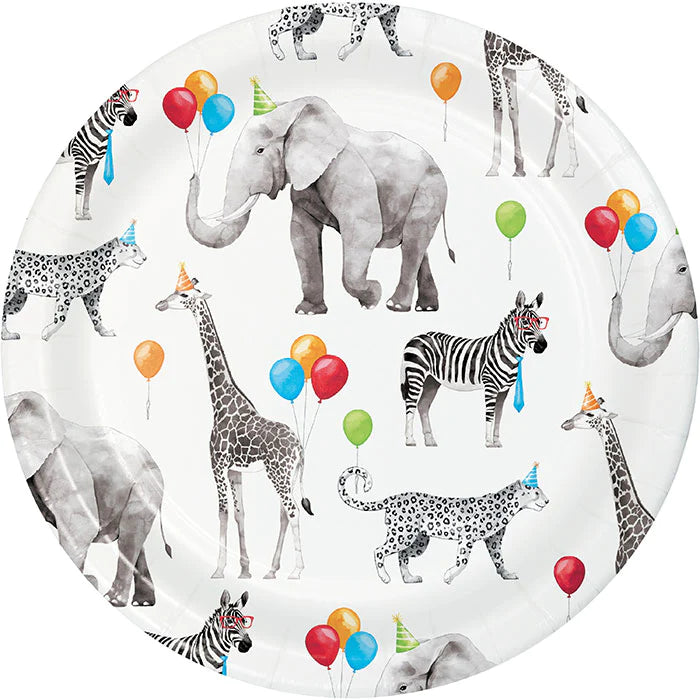 Party Animals Dessert Paper Plates