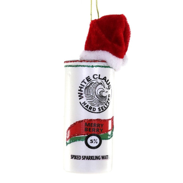 Merry Berry White Claus Ornament