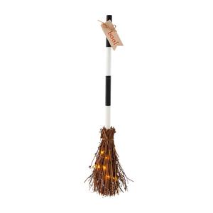 Boo/Eek Light Up Broom Decor
