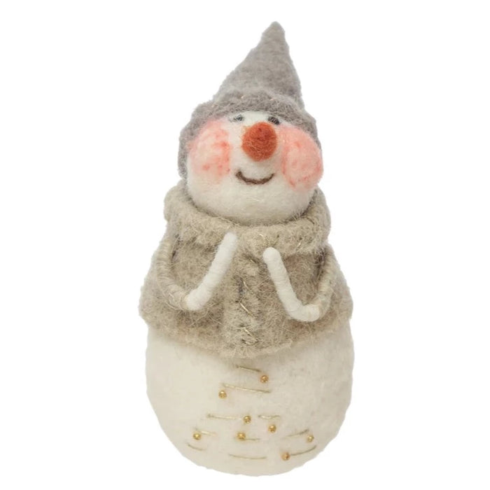 Wool Felt Snowman