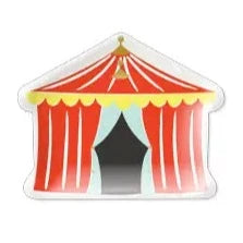 Carnival Tent Shaped Plate