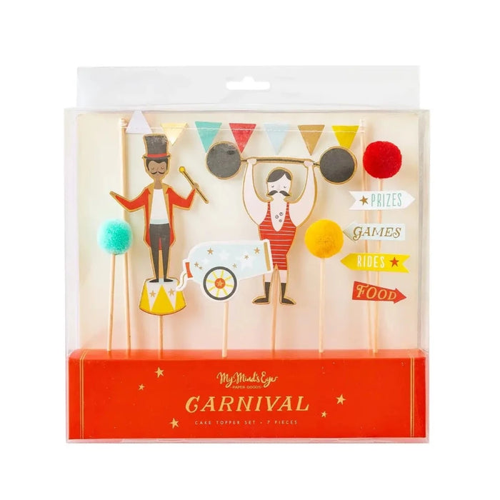 Carnival Cake Topper Set