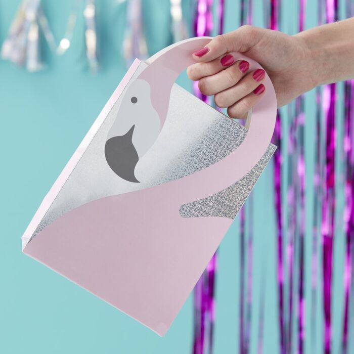 Flamingo Shaped Party Bags