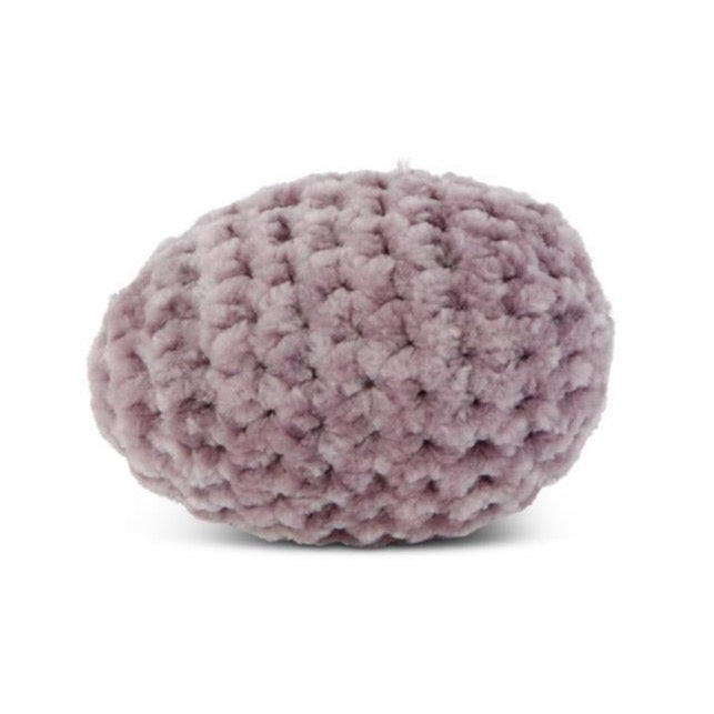 2.5" Purple Crochet Easter Egg