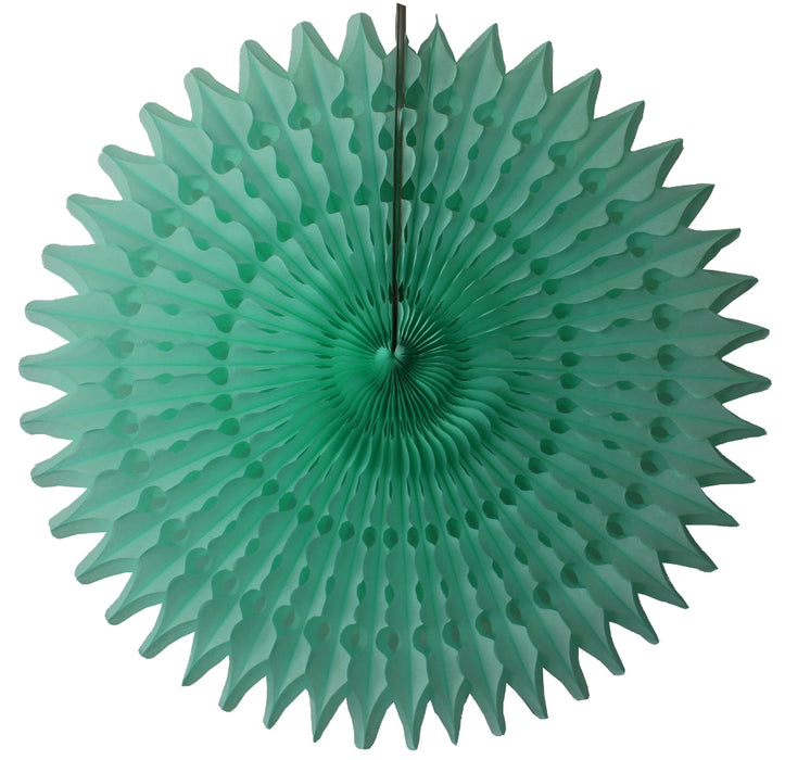 Mint Green Tissue Paper Fan