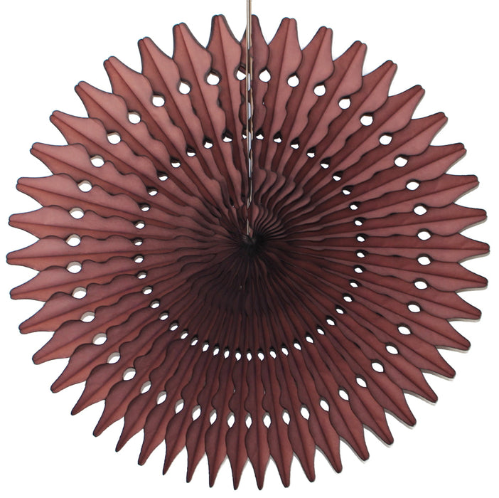 Brown Tissue Paper Fan