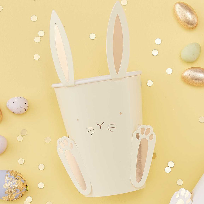 Easter Bunny Paper Cups With Ears