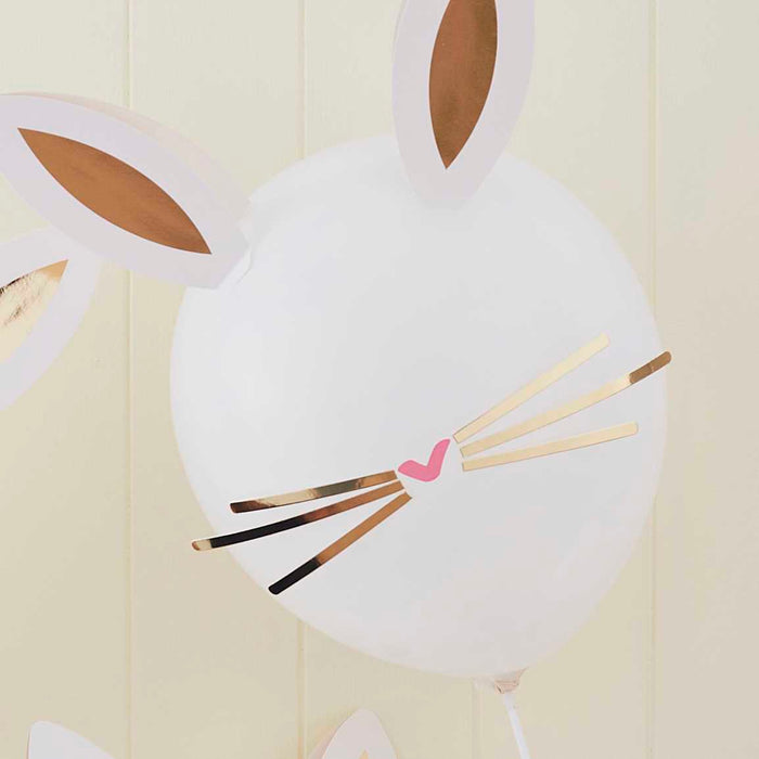 Make Your Own Easter Bunny Balloons
