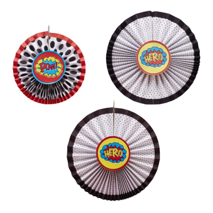 Comic Superhero Hanging Paper Fans– Gatherings by CP