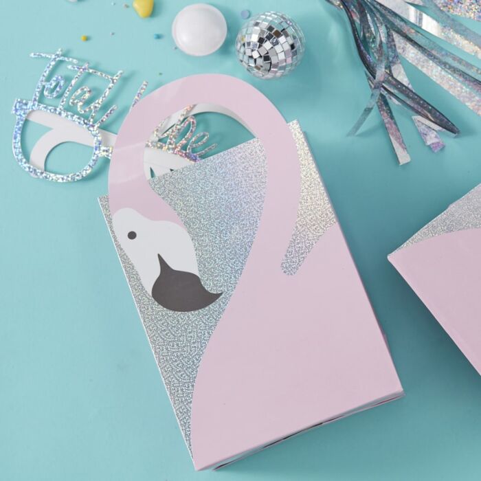 Flamingo Shaped Party Bags
