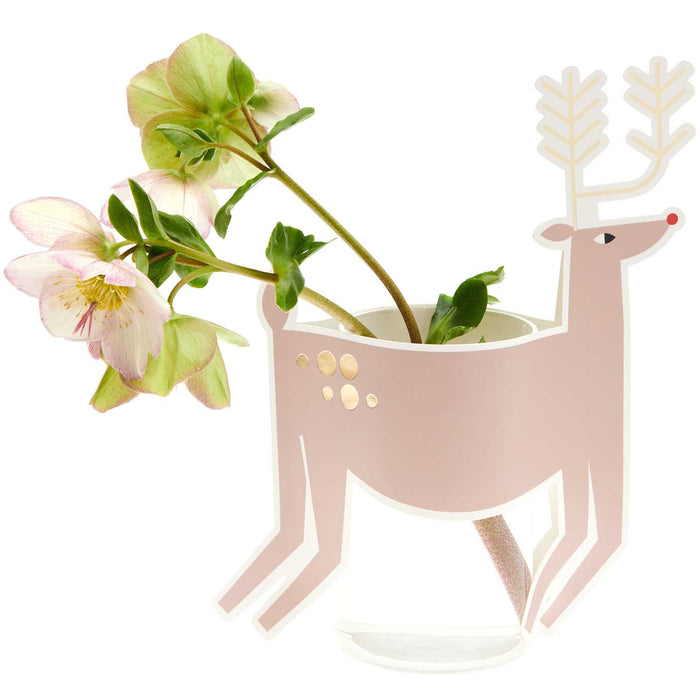 I love Christmas Reindeer Vase Cover