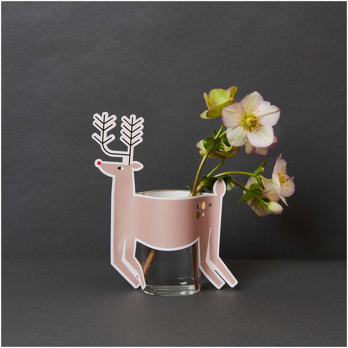 I love Christmas Reindeer Vase Cover