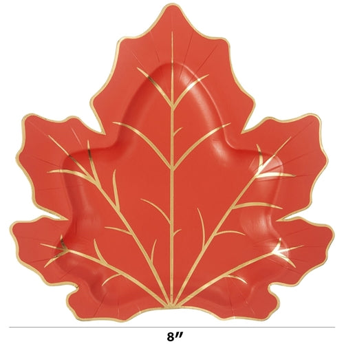 Maple Leaf Harvest Plates