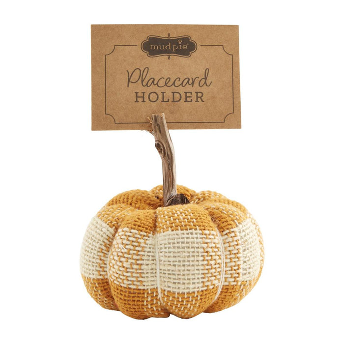 Check Pumpkin Place Card Holders
