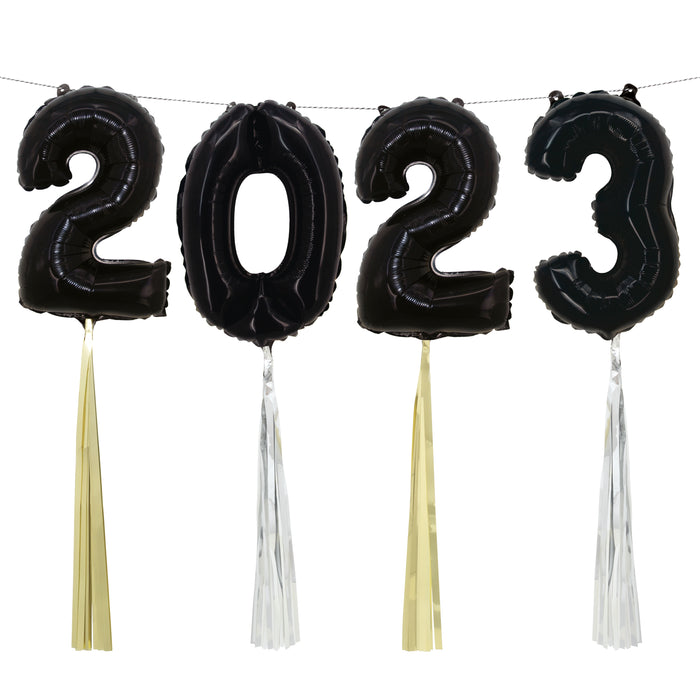 2023 Foil Balloon Banner with Tassel Tails