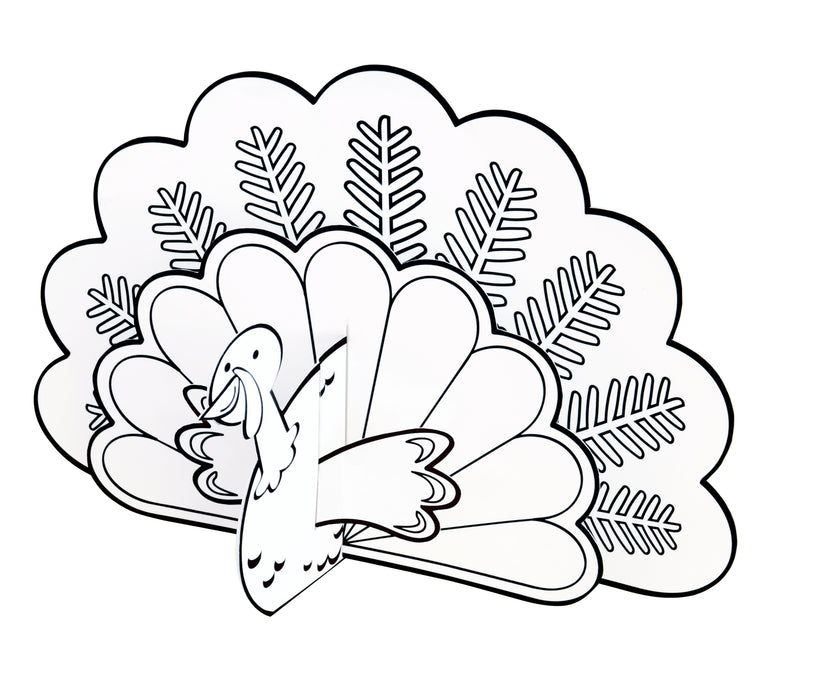 Color Your Own Turkey Kit