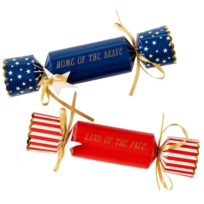 Red, Blue & Gold Americana Crackers