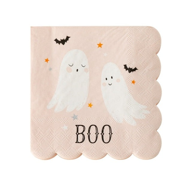 Boo Ghost Paper Beverage Napkins