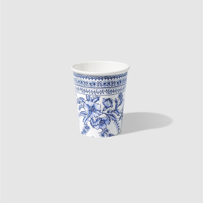 French Toile Paper Cups
