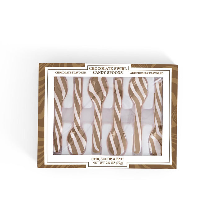 Hot Cocoa Twist Edible Candy Spoons