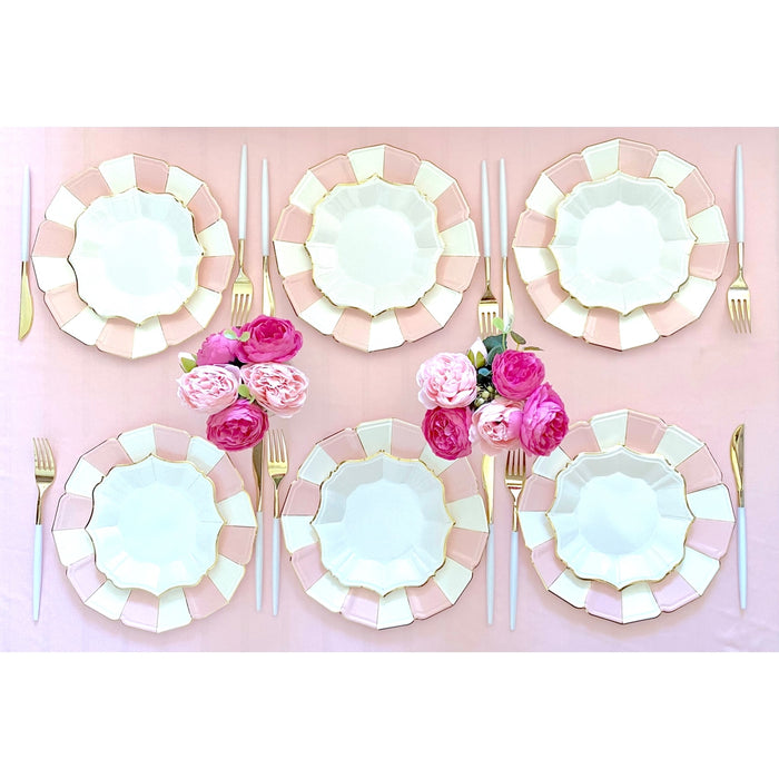 Pink Candy Dinner Plates