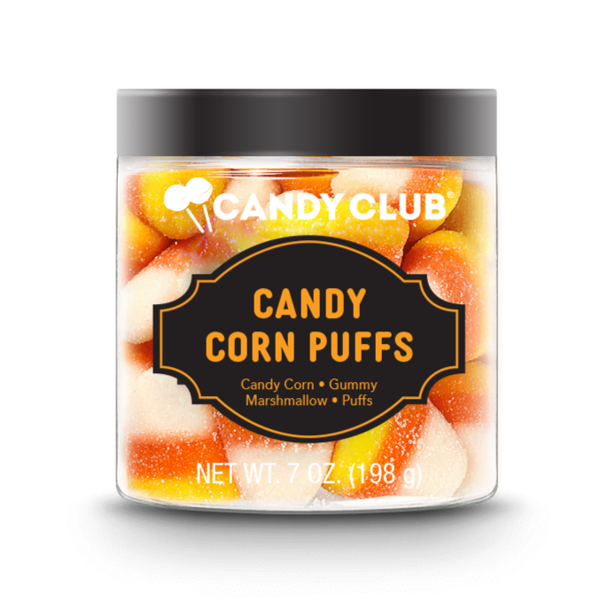 Candy Corn Puffs Halloween Candy