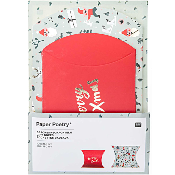 Bright Jolly Holiday Gift Boxes